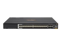 HPE Aruba CX 8360-32Y4C V2 - Kytkin - L3 - Hallinnoitu - 28 x 1/10/25 Gigabit SFP / SFP+ / SFP28 + 4 x 10 Gigabit / 25 Gigabit SFP+ / SFP28 + 4 x 40/100 Gigabit QSFP+ / QSFP28 - ilmavirtaus takaa eteenpäin - telineeseen asennettava R9G09A