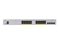 Cisco Business 250 Series CBS250-24FP-4X - Kytkin - L3 - smart - 24 x 10/100/1000 (PoE+) + 4 x 10 Gigabit SFP+ - telineeseen asennettava - PoE+ (370 W) CBS250-24FP-4X-EU