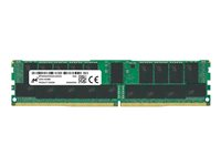 Micron - DDR4 - moduuli - 64 Gt - DIMM 288 nastaa - 3200 MHz / PC4-25600 - CL22 - 1.2 V - rekisteröity - ECC MTA36ASF8G72PZ-3G2R