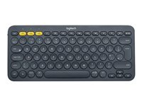 Logitech K380 Multi-Device Bluetooth Keyboard - Näppäimistö - Bluetooth - Pohjoismaat - musta 920-007578