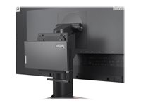 Lenovo Tiny/Nano Monitor Clamp II - Kevyt asiakaspääte monitoriin -kiinnityspidike - musta malleihin ThinkCentre M70q Gen 2; M70q Gen 3; M75t Gen 2; M80q Gen 3; M90q Gen 3; ThinkStation P360 4XH0Z42451