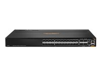 HPE Aruba Networking CX 8100 24x10G SFP+ 4x40/100G QSFP28 Switch - Kytkin - L3 - Hallinnoitu - 24 x 1 Gigabit / 10 Gigabit SFP / SFP+ + 4 x 40 Gigabit QSFP+ / 100 Gigabit QSFP28 - ilmavirtaus takaa eteenpäin - telineeseen asennettava R9W87A#ABB