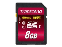 Transcend Ultimate - Flash-muistikortti - 8 Gt - UHS Class 1 / Class10 - 133x - SDHC UHS-I TS8GSDHC10U1