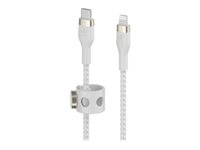 Belkin BoostCharge - Lightning-kabel - USB-C hane till Lightning hane - 1 m - vit CAA011BT1MWH