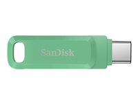 SanDisk Ultra Dual Drive Go - USB Flash-asema - 128 Gt - USB 3.2 Gen 1 / USB-C - absintinvihreä SDDDC3-128G-G46AG