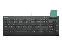 Lenovo Smartcard Wired Keyboard II - Näppäimistö - USB - ruotsalainen/suomalainen - musta - CRU 4Y41B69381