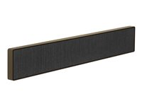 Bang & Olufsen BeoSound Stage - Soundbar-järjestelmä - televisiolle - kirjahylly - langaton - Ethernet, Bluetooth, Wi-Fi - 550 watti(a) - 3-tei - savustettu tammi (verkon väri - harmaa) 1200473