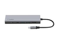 Belkin CONNECT USB-C 7-in-1 Multiport Adapter - Telakointiasema - USB-C - HDMI AVC009BTSGY