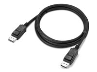 Lenovo - DisplayPort-kabel - DisplayPort (hane) till DisplayPort (hane) - DisplayPort 1.4 - 1.8 m - 8K60Hz stöd - svart 4X91U92142