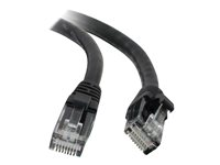 C2G Cat5e Booted Unshielded (UTP) Network Patch Cable - Kytkentäkaapeli - RJ-45 (uros) to RJ-45 (uros) - 10 m - UTP - CAT 5e - valettu, piikitön, säikeinen - musta 83187