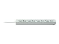 Knürr DI-STRIP Compact UPS - Unité de distribution d'alimentation (rack-montable) - CA 230 V - connecteurs de sortie : 8 - 1U - 19" - gris clair, RAL 7035 033004081