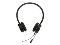 Jabra Evolve 30 II HS Stereo - Kuulokkeet + mikrofoni - korvien päällä - langallinen - 3,5 mm jakkiliitin - akateeminen (pakkaus sisältää 10) 14401-40