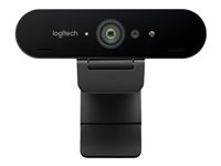 Logitech BRIO STREAM - Live-suoratoistokamera - väri - 4096 x 2160 - 1080p, 4K - audio - USB 960-001194