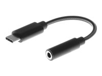 Insmat - Digitaalinen äänisovitin - 24 pin USB-C uros to mini-phone stereo 3.5 mm naaras - aktiivinen 133-1032