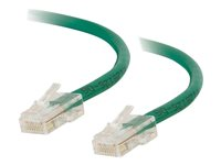 C2G Cat5e Non-Booted Unshielded (UTP) Network Patch Cable - Kytkentäkaapeli - RJ-45 (uros) to RJ-45 (uros) - 50 cm - UTP - CAT 5e - säikeinen, uniboot - vihreä 83060