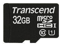 Transcend - Flash-muistikortti - 32 Gt - UHS Class 1 / Class10 - microSDHC TS32GUSDU1