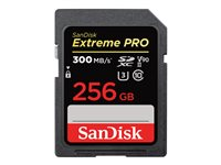 SanDisk Extreme Pro - Flash-muistikortti - 256 Gt - UHS-II U3 / Class10 - SDXC UHS-II SDSDXDK-256G-GN4IN