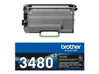 Brother TN3480 - Tuottoisa - musta - alkuperäinen - väriainekasetti malleihin Brother HL-L5000, L5100, L5200, L6200, L6300, L6450, MFC-L5700, L6800, L6900, L6950, L6970 TN3480