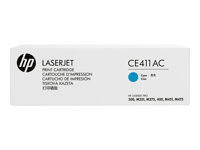 HP 305A - Sinivihreä - alkuperäinen - LaserJet - väriainekasetti (CE411AC) Contract malleihin LaserJet Pro 400 M451dn, 400 M451dw, 400 M451nw, MFP M375nw, MFP M475dn, MFP M475dw CE411AC