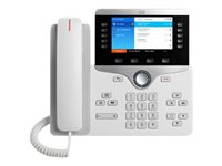 Cisco IP Phone 8861 - VoIP -puhelin - IEEE 802.11a/b/g/n/ac (Wi-Fi) - SIP, RTCP, RTP, SRTP, SDP - valkoinen CP-8861-W-K9=