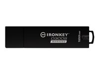 IronKey D300S Managed - USB Flash-asema - salattu - 128 Gt - USB 3.1 Gen 1 - FIPS 140-2 Level 3 - TAA-yhdenmukainen IKD300SM/128GB