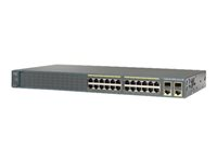 Cisco Catalyst 2960-Plus 24LC-L - Commutateur - Géré - 16 x 10/100 + 8 x 10/100 (PoE) + 2 x SFP Gigabit combiné - Montable sur rack - PoE (123 W) - reconditionné WS-C2960+24LC-L-RF