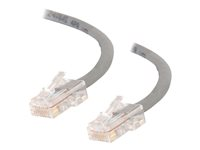 C2G Cat5e Non-Booted Unshielded (UTP) Network Patch Cable - Kytkentäkaapeli - RJ-45 (uros) to RJ-45 (uros) - 30 m - UTP - CAT 5e - säikeinen, uniboot - harmaa 83010