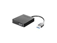 Lenovo Universal USB 3.0 to VGA/HDMI Adapter - Ulkoinen videoadapteri - USB 3.0 - HDMI, VGA 4X90H20061
