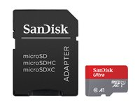 SanDisk Ultra - Flash-muistikortti (microSDXC to SD -adapteri sisältyvä) - 1.5 Tt - A1 / UHS Class 1 / Class10 - microSDXC UHS-I SDSQUAC-1T50-GN6MA