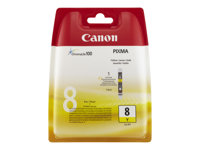 Canon CLI-8Y - 13 ml - keltainen - alkuperäinen - mustesäiliö malleihin PIXMA iP3500, iP4500, iP5300, MP510, MP520, MP610, MP960, MP970, MX700, MX850, Pro9000 0623B001