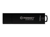IronKey D300S - USB Flash-asema - salattu - 128 Gt - USB 3.1 Gen 1 - FIPS 140-2 Level 3 - TAA-yhdenmukainen IKD300S/128GB