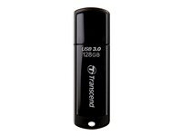 Transcend JetFlash 700 - USB Flash-asema - 128 Gt - USB 3.0 - musta TS128GJF700