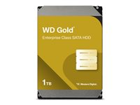 WD Gold Datacenter Hard Drive WD1005FBYZ - Kiintolevyasema - 1 Tt - sisäinen - 3.5" - SATA 6Gb/s - 7200 kierrosta/min - puskuri: 128 Mt WD1005FBYZ