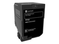 Lexmark - Tuottoisa - musta - alkuperäinen - väriainekasetti LCCP, LRP, Lexmark Corporate malleihin Lexmark CS720de, CS720dte, CS725de, CS725dte 74C2HKE