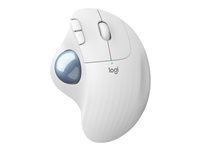 Logitech Ergo Series ERGO M575 - Pallohiiri - optinen - 5 painiketta - langaton - 2.4 GHz, Bluetooth 5.0 LE - USB johdoton vastaanotin - poikkeavan valkoinen 910-005870