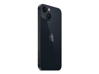 Apple iPhone 14 - 5G älypuhelin - Kaksois-SIM / sisäinen muisti 256 Gt - OLED-näyttö - 6.1" - 2532 x 1170 pikseliä - 2 takakameraa 12 MP, 12 MP - front camera 12 MP - keskiyö MPVX3QN/A