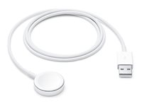 Apple - Laddningskabel för smart klocka - USB hane - 1 m - snabbladdning, magnetisk - för Watch MW6A3ZM/A