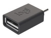 Logitech - USB-sovitin - 24 pin USB-C (uros) to USB (naaras) 956-000005