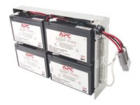 APC Replacement Battery Cartridge #23 - UPS akku - Lyijyhappo - musta malleihin P/N: SUA1000R2ICH, SUA1000RM2UTW, SUA1000RMI2U(P), SUA1000RMI2U-3XW, SUA1000RMI2U-5XW RBC23