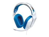 Logitech G G335 Wired Gaming Headset - Kuuloke + mikrofoni - täysi koko - langallinen - 3,5 mm jakkiliitin - valkoinen - Discord-sertifioitu 981-001018