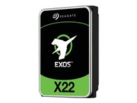 Seagate Exos X22 ST22000NM001E - Kiintolevyasema - 22 Tt - sisäinen - 3.5" - SATA 6Gb/s - 7200 kierrosta/min - puskuri: 512 Mt ST22000NM001E