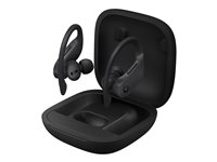 Beats Powerbeats Pro - True wireless-hörlurar med mikrofon - inuti örat - montering över örat - Bluetooth - ljudisolerande - svart MV6Y2ZM/A