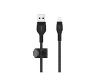 Belkin BOOST CHARGE - Salamakaapeli - USB uros to Lightning uros - 3 m - musta CAA010BT3MBK