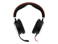 Jabra Evolve 80 MS stereo - Kuuloke + mikrofoni - täysi koko - langallinen - aktiivinen melunpoisto 7899-823-189