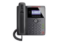Poly Edge B30 - VoIP -puhelin - 5-suuntainen puhelukyky - SIP - 16 riviä - musta 82M84AA