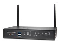 SonicWall TZ Series (Gen 7) TZ470W - Turvalaite - sekä 3 vuoden Essential Protection Service Suite - 1GbE, 2.5GbE - Wi-Fi 5 - 2.4 GHz, 5 GHz - SonicWall Promotional Tradeup - pöytä 03-SSC-1372