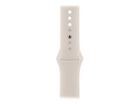 Apple - Band för smart klocka - 130 - 200 mm - starlight - demo - för Watch Hermès Series 12, Hermès Series 9, SE 3, Series 10, Series 11, Series 12, Series 9 3J599ZM/A