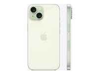 Apple iPhone 15 - 5G älypuhelin - Kaksois-SIM / sisäinen muisti 512 Gt - OLED-näyttö - 6.1" - 2556 x 1179 pikseliä - 2 takakameraa 48 MP, 12 MP - front camera 12 MP - vihreä MTPH3QN/A