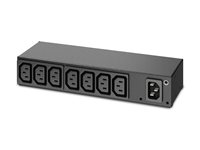 APC Basic Rack PDU AP6015A - Kraftdistributionsenhet (kan monteras i rack) - AC 100/120/200/208/230/240 V - ingång: IEC 60320 C14 - utgångskontakter: 8 (power IEC 60320 C13) - 1U - svart - för P/N: AR4012A, AR4017A, AR4032A, AR4038LA, SRT5KRMXLT-A, SRT6KRMXLT-A, SRT8KRMXLT-A AP6015A