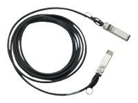 Cisco SFP+ Copper Twinax Cable - Suorakytkentäkaapeli - SFP+ to SFP+ - 1 m - kaksoisakselinen malleihin 250 Series; Catalyst 2960, 2960G, 2960S, ESS9300; Nexus 93180, 9336, 9372; UCS 6140, C4200 SFP-H10GB-CU1M=